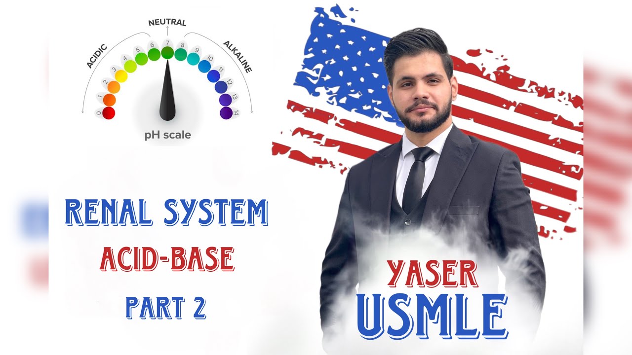 Renal (Acid - Base Part 2), USMLE Step 1 by Dr Yaser