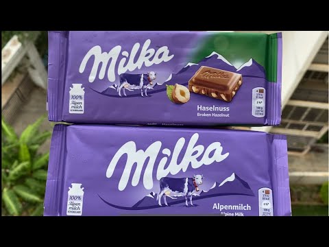 Milka Chocolate Taste Test And Review 😱😱 | Hazelnut and milk Chocolate | Trying Imported Chocolates