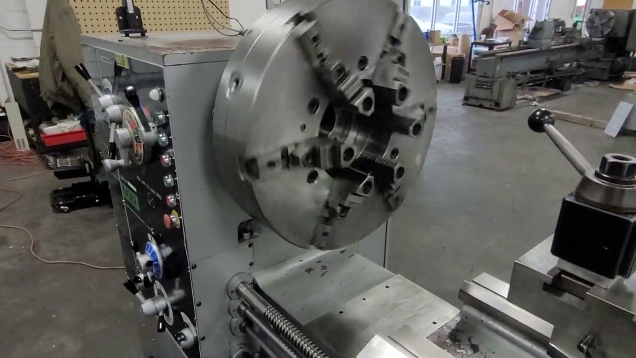 2012 Sharp 30120V Heavy Duty Gap Bed Engine Lathe