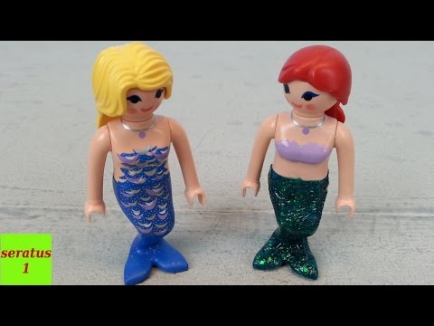 Arielle selber machen aus einer Playmobil Meerjungfrau seratus1
