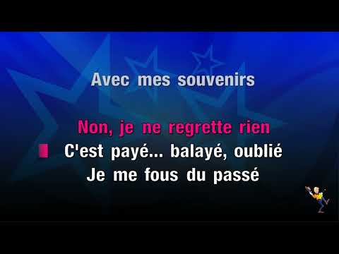 Non Je Ne Regrette Rien - Edith Piaf (KARAOKE)
