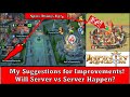 Infinity Kingdom Suggestions for Improvements.  Will Server vs Server Happen?