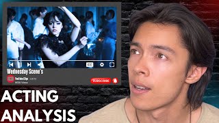 Coolest Pro Acting Coach Breaks Down The Netflix Character WEDNESDAY | Good & Bad Acting