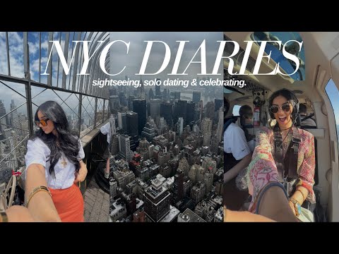 NYC diaries pt2 | solo dates, sightseeing alone, celebrating 1 mil + new experiences