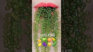 ASMR EMOJI FOOD sprinkle honey jelly kohakuto sea grape mukbang eating sounds