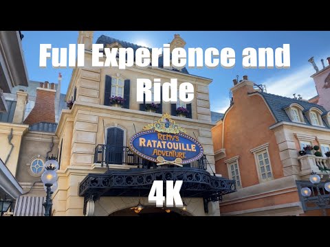 Remy’s Ratatouille Adventure | Full Experience and Ride POV | EPCOT | Walt Disney World | 4K