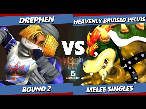 Tipped Off 15 - Drephen (Sheik) Vs. Heavenly Bruised Pelvis (Bowser) Smash Melee - SSBM