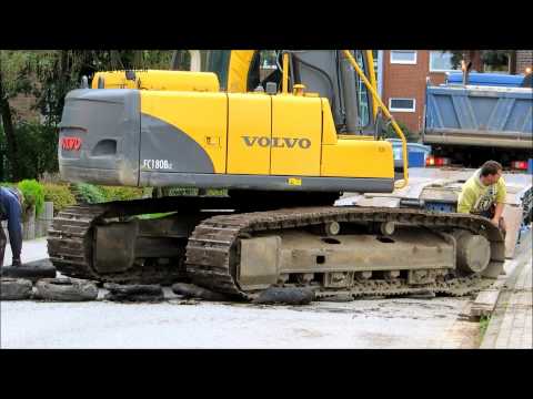Verladung Bagger VOLVO EC 180 BLC - Soeren66