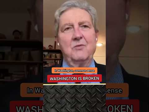 Common Sense Is ILLEGAL in Washington, Says Kennedy #senatorkennedy