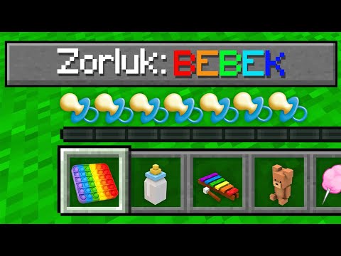 BEBEK ZORLUK SEVİYESİ 👶🏻 - Minecraft