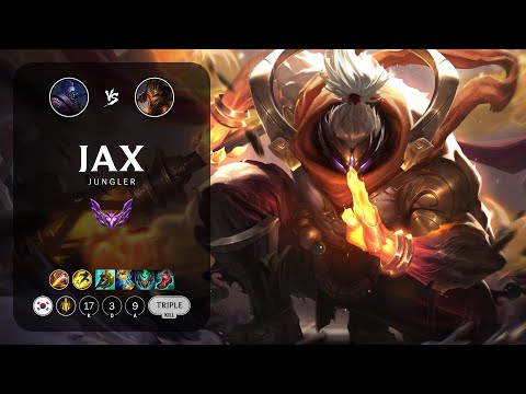 Jax Jungle vs Jarvan IV - KR Master Patch 13.10