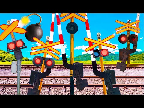 Railroad Crossings That Want to Prevent a Bomb Explosion