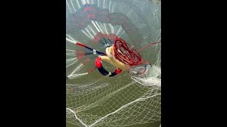 Inheriting traditional culture handcrafted fishing nets