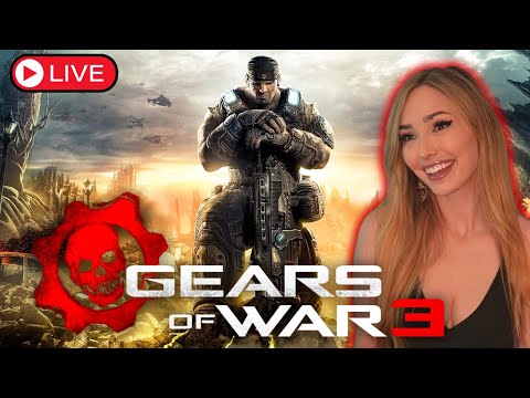 [LIVE] Gears of War 3 First Ever Playthrough! New Xbox For This :D - FULL GAME