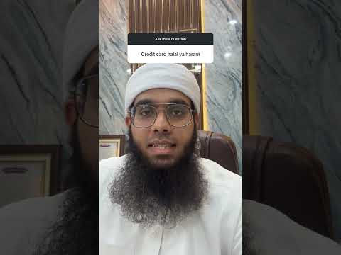 Credit Card Halal Ya Haram? #shorts