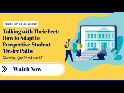 Talking with Their Feet: How to Adapt to Prospective Student ‘Desire Paths’