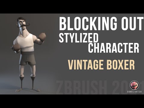 Zbrush 2021 Blocking out - The easiet way to start a character