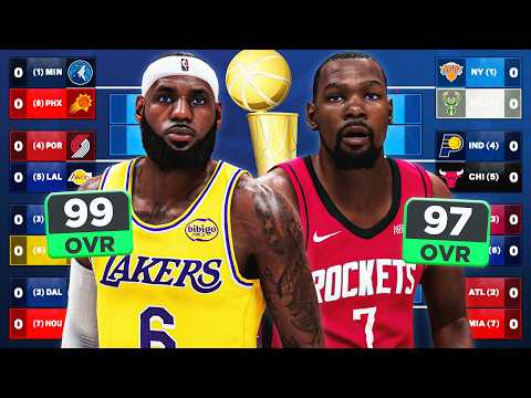 The NBA Playoffs, But Every Player In Their Prime