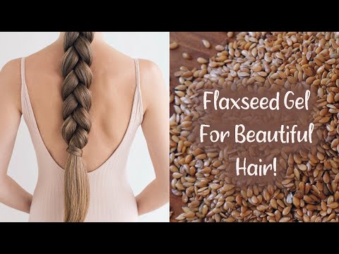 DIY FLAXSEED GEL! For Hair Growth & Shiny, Soft Hair...