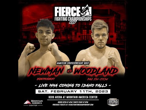 FULL FIERCE FIGHT | SPENCER WOODLAND VS. CARSON NEWMAN | FFC 24 | IDAHO FALLS, IDAHO