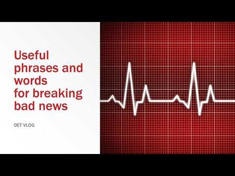 YouTube video about Words of Comfort: Responding to News - Good or Bad