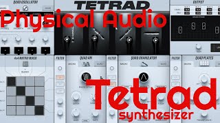 Video thumbnail for Tetrad Synthesizer by Physical Audio (No Talking) by Elektronick Musick