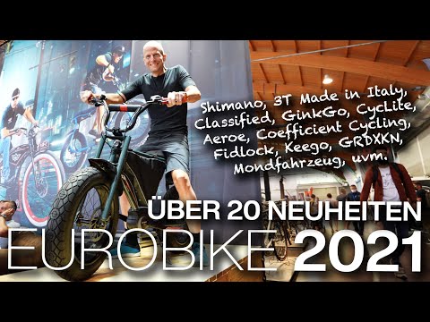 Eurobike 2021 - Highlights & Neuheiten! 3T Made in Italy, Shimano, Core, Classified,Fidlock, GingGo