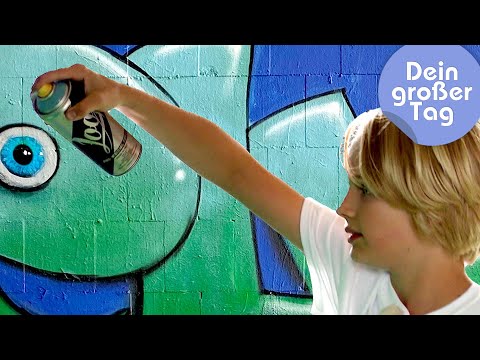 Kjell sprayt Graffiti | Dein großer Tag