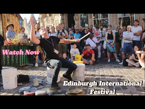The Bucket Boy (Matthew Pretty) - Amazing Drumming Show - Edinburgh Fringe Fes 2024.