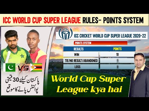 ICC World Cup Super League 2020 Points table, Rules, Points system | World Cup Super League kya hai