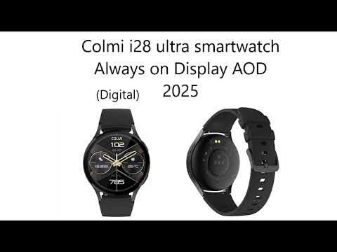 Colmi i28 ultra Digital Clock AOD - Always on Display