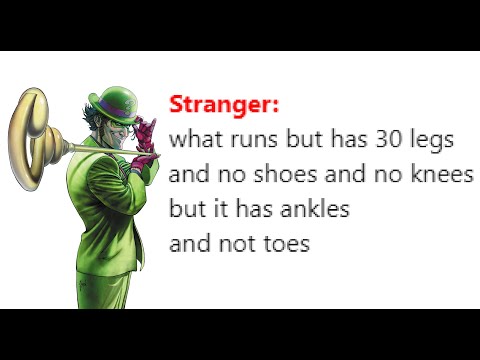 Asking Omegle to set their own RIDDLES