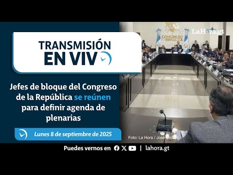 En vivo: jefes de bloque del Congreso de la República se reúnen para definir agenda de plenarias
