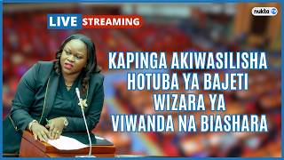 🔴LIVE: KAPINGA AKIWASILISHA HOTUBA YA BAJETI YA WIZARA YA VIWANDA NA BIASHARA 2026/2027 BUNGENI.