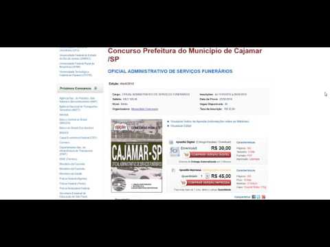 Concurso Prefeitura do Município de Cajamar /SP com vários cargos