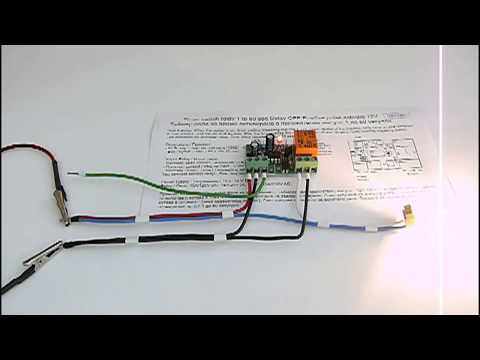 Timer switch relay 1 to 50 sec Delay OFF Positive pulse activate 12V - HK1584