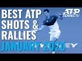 Top 15 ATP Shots & Rallies: January 2020