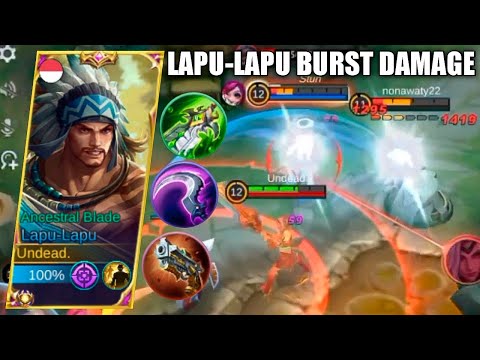 LAPU-LAPU BURST DAMAGE BUILD! | MLBB