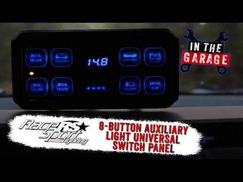 Race Sport 8-Button Auxiliary Light Universal Switch Panel - Features and Benefits