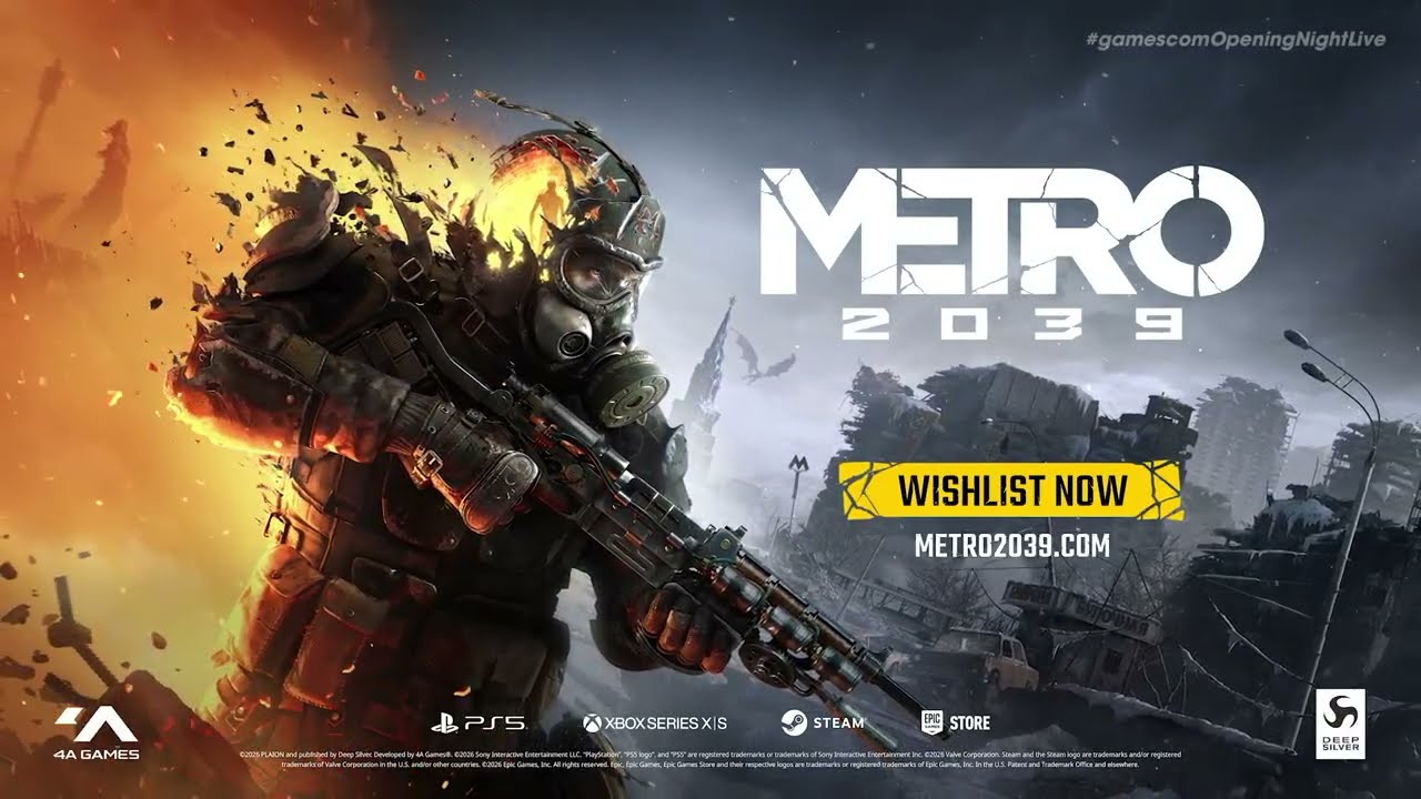 Metro 2039 World Premiere Trailer | gamescom Opening Night Live 2026 - YouTube