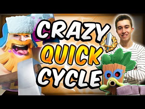 MY NEW FAVORITE HOG RIDER BAIT DECK! Hog (Fast!) Cycle Deck — Clash Royale