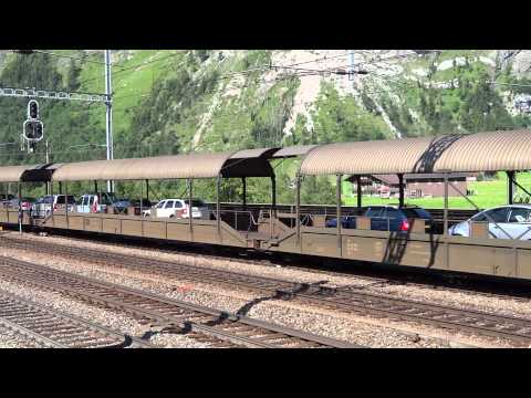 Kandersteg car transport trains