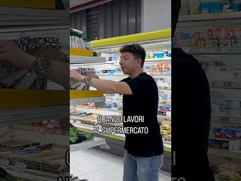 QUANDO LAVORI AL SUPERMERCATO #danielecondotta #comedy