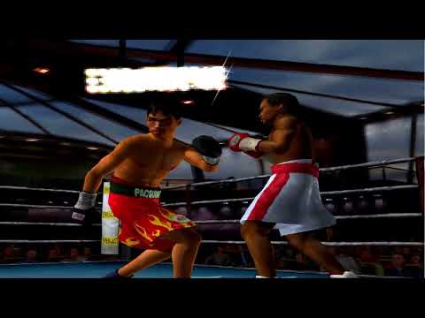 Manny Pacquiao vs. Ray Leonard | Fight Night Round 2 (PS2) Gameplay PCSX2 4K