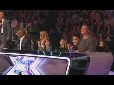 Demi Lovato and Simon Cowell 13 - The X Factor US