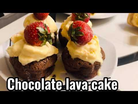 How to make a Chocolate lava cake 🧁