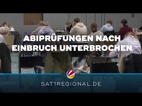 Nach Einbruch in Schule: Abiprüfungen in ganz Niedersachsen unterbrochen