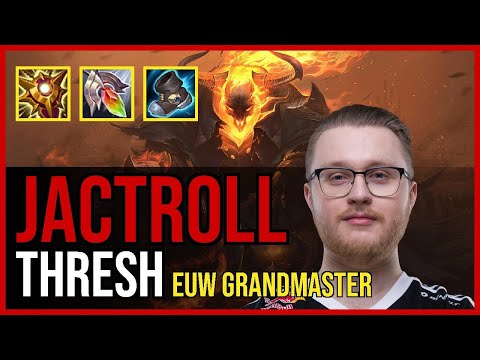Jactroll - THRESH vs. NAUTILUS Support | EUW Grandmaster