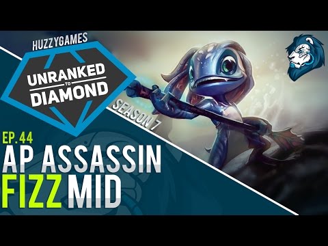 AP Assassin FIZZ Mid - Unranked to Diamond - Episode 44