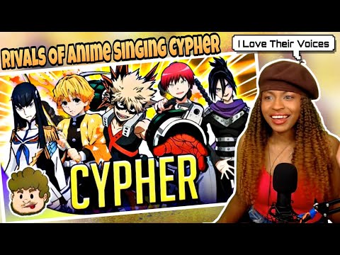 RIVALS OF ANIME SINGING CYPHER | Reaction @McGwireMusic